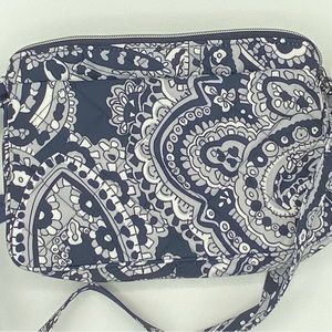 Vera Bradley, Iconic RFID Little Hipster Purse - Deep Night Paisley Neutral
